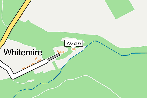 IV36 2TW map - OS OpenMap – Local (Ordnance Survey)