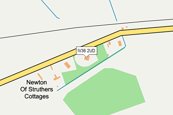 IV36 2UD map - OS OpenMap – Local (Ordnance Survey)