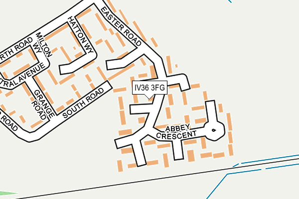IV36 3FG map - OS OpenMap – Local (Ordnance Survey)