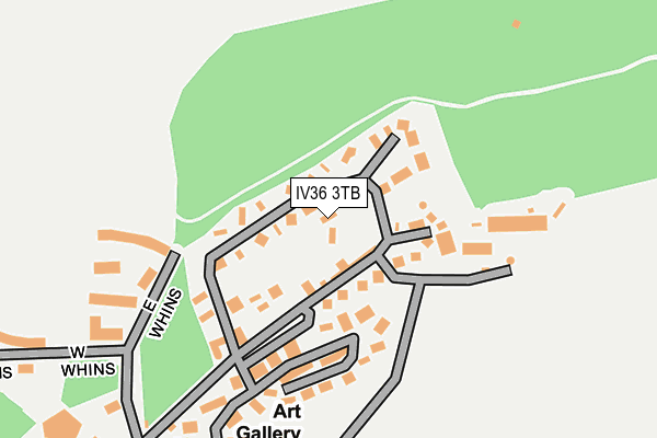 IV36 3TB map - OS OpenMap – Local (Ordnance Survey)