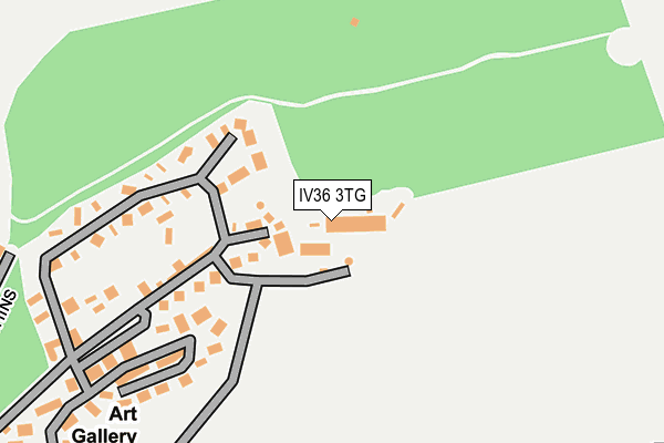 IV36 3TG map - OS OpenMap – Local (Ordnance Survey)