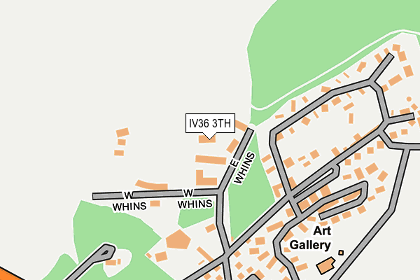 IV36 3TH map - OS OpenMap – Local (Ordnance Survey)