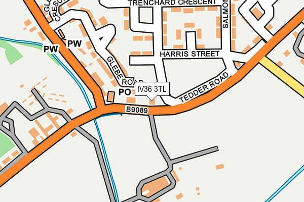 IV36 3TL map - OS OpenMap – Local (Ordnance Survey)