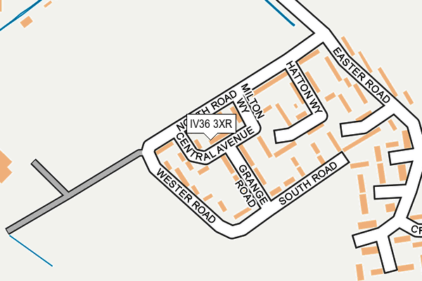 IV36 3XR map - OS OpenMap – Local (Ordnance Survey)