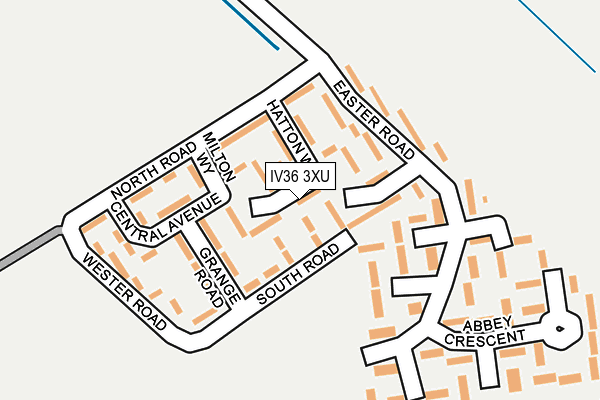 IV36 3XU map - OS OpenMap – Local (Ordnance Survey)