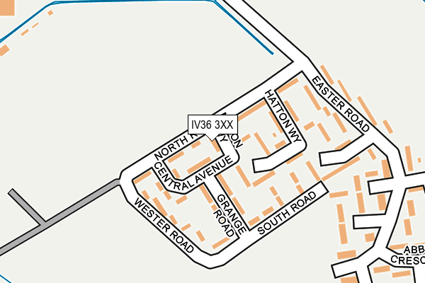IV36 3XX map - OS OpenMap – Local (Ordnance Survey)