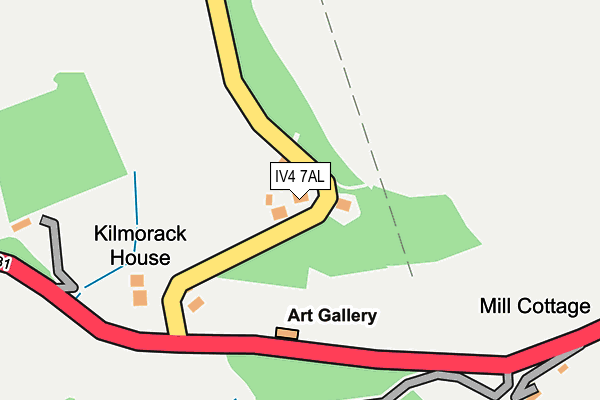 IV4 7AL map - OS OpenMap – Local (Ordnance Survey)