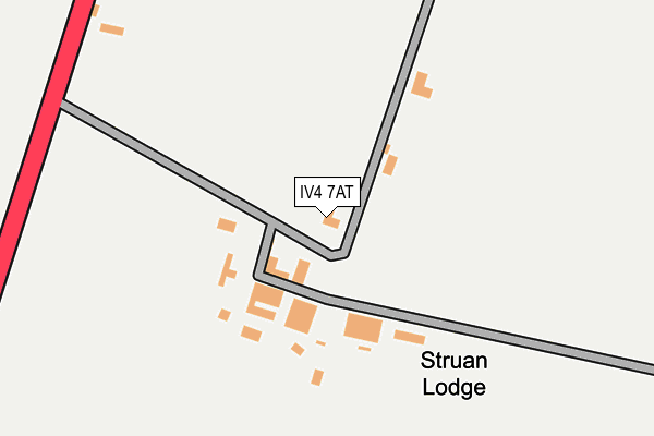 IV4 7AT map - OS OpenMap – Local (Ordnance Survey)