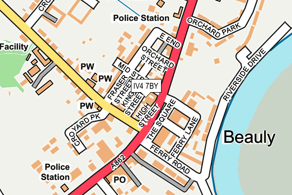 IV4 7BY map - OS OpenMap – Local (Ordnance Survey)