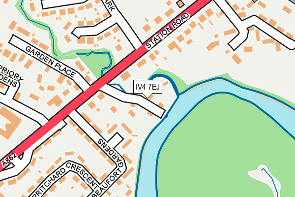 IV4 7EJ map - OS OpenMap – Local (Ordnance Survey)