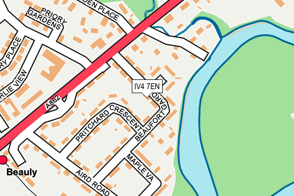 IV4 7EN map - OS OpenMap – Local (Ordnance Survey)