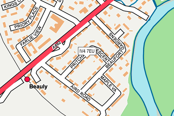 IV4 7EU map - OS OpenMap – Local (Ordnance Survey)