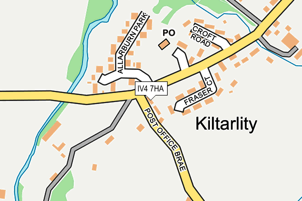 IV4 7HA map - OS OpenMap – Local (Ordnance Survey)