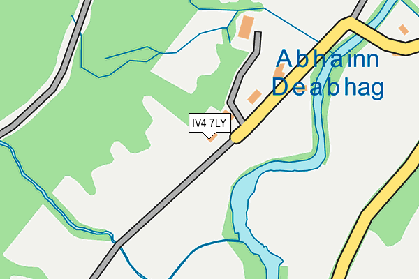 IV4 7LY map - OS OpenMap – Local (Ordnance Survey)