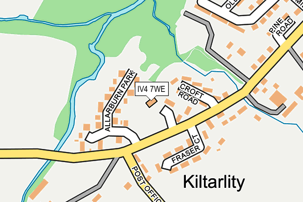 IV4 7WE map - OS OpenMap – Local (Ordnance Survey)