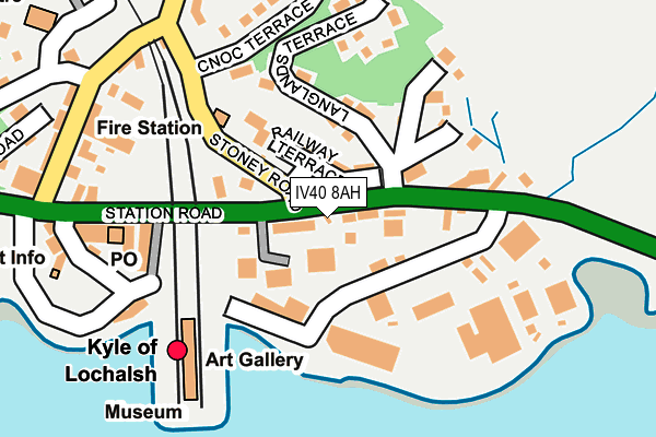 IV40 8AH map - OS OpenMap – Local (Ordnance Survey)