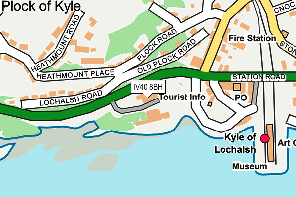 IV40 8BH map - OS OpenMap – Local (Ordnance Survey)