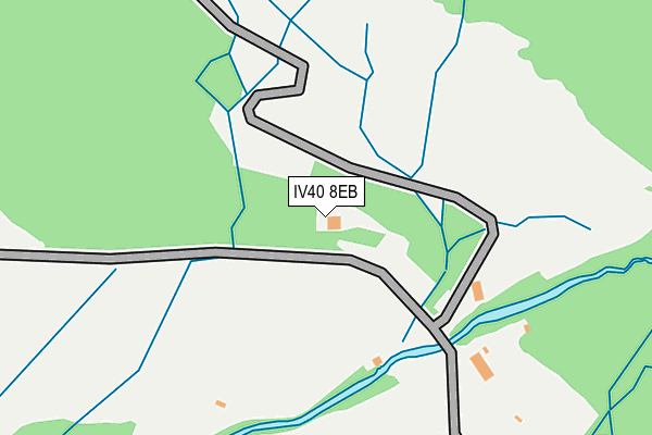 IV40 8EB map - OS OpenMap – Local (Ordnance Survey)