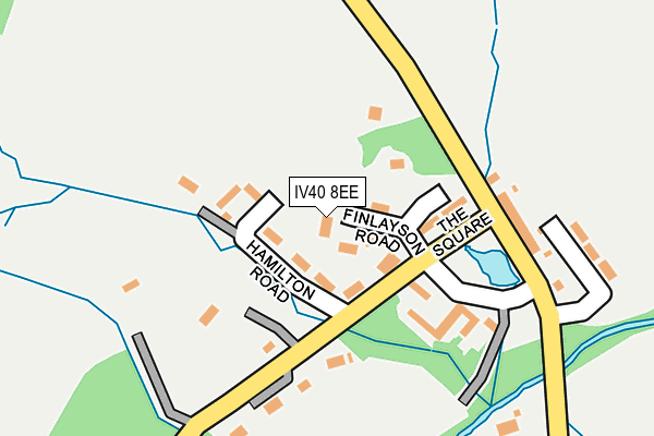 IV40 8EE map - OS OpenMap – Local (Ordnance Survey)
