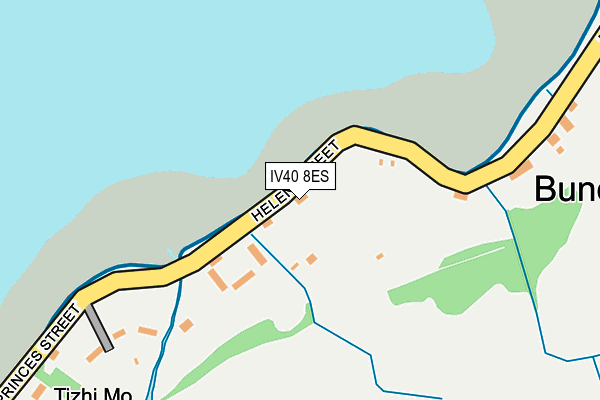 IV40 8ES map - OS OpenMap – Local (Ordnance Survey)