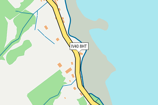 IV40 8HT map - OS OpenMap – Local (Ordnance Survey)