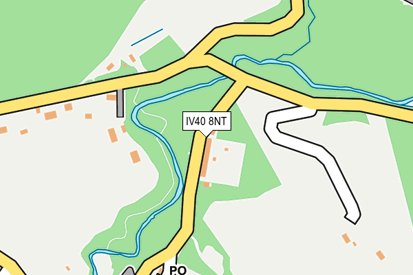 IV40 8NT map - OS OpenMap – Local (Ordnance Survey)