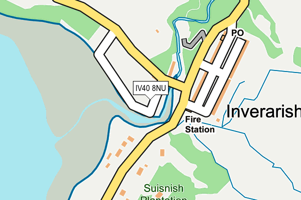 IV40 8NU map - OS OpenMap – Local (Ordnance Survey)