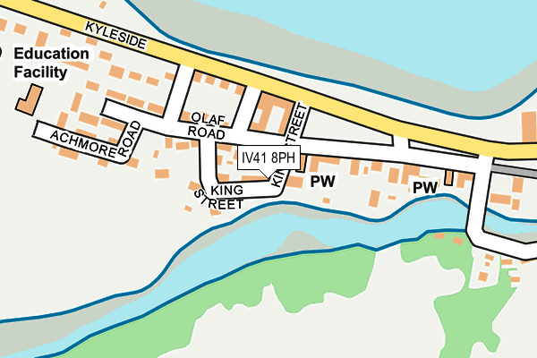 IV41 8PH map - OS OpenMap – Local (Ordnance Survey)