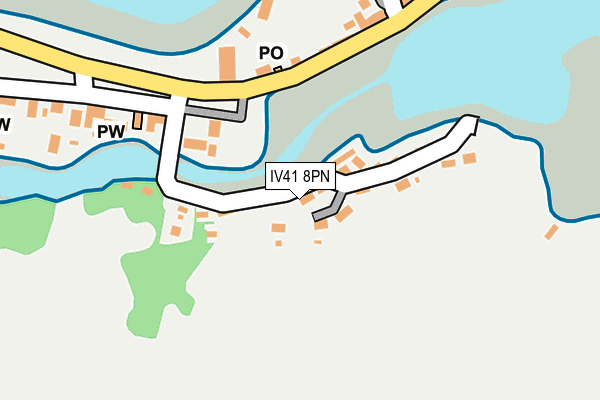 IV41 8PN map - OS OpenMap – Local (Ordnance Survey)