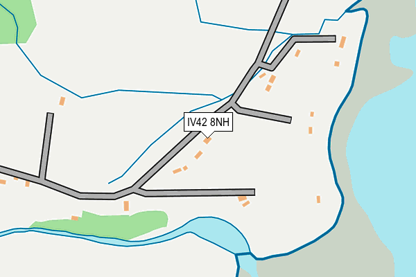 IV42 8NH map - OS OpenMap – Local (Ordnance Survey)