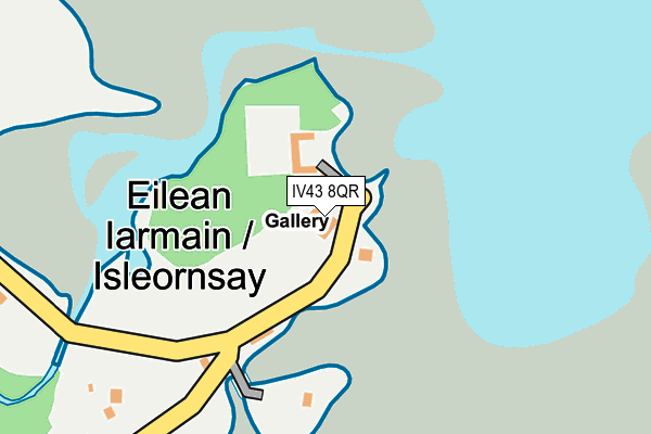 IV43 8QR map - OS OpenMap – Local (Ordnance Survey)