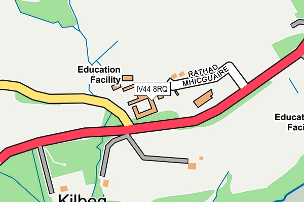 IV44 8RQ map - OS OpenMap – Local (Ordnance Survey)