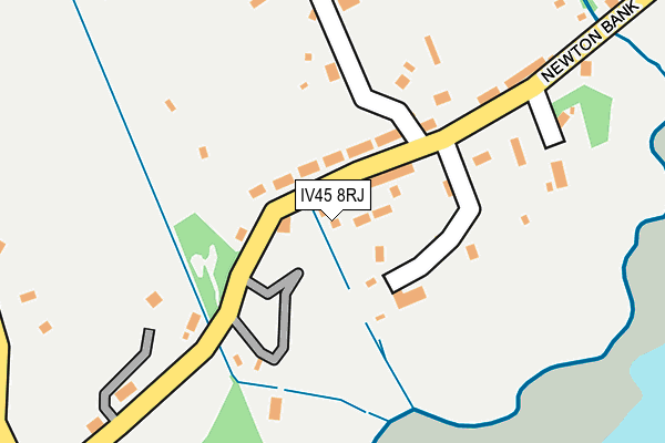 IV45 8RJ map - OS OpenMap – Local (Ordnance Survey)