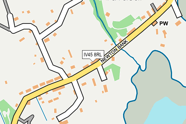 IV45 8RL map - OS OpenMap – Local (Ordnance Survey)