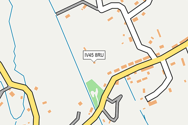 IV45 8RU map - OS OpenMap – Local (Ordnance Survey)