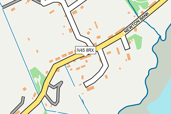 IV45 8RX map - OS OpenMap – Local (Ordnance Survey)