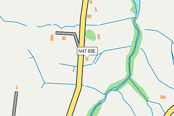 IV47 8SE map - OS OpenMap – Local (Ordnance Survey)