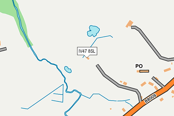 IV47 8SL map - OS OpenMap – Local (Ordnance Survey)