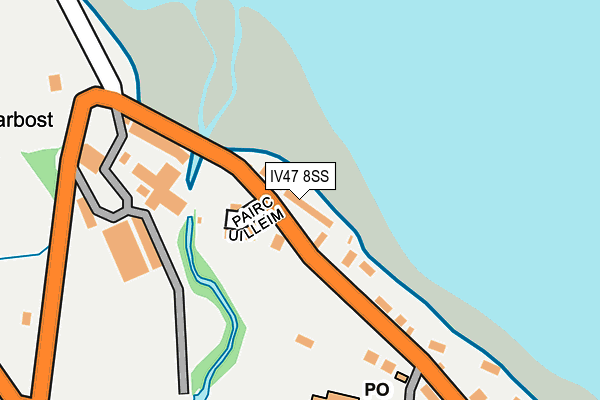 IV47 8SS map - OS OpenMap – Local (Ordnance Survey)