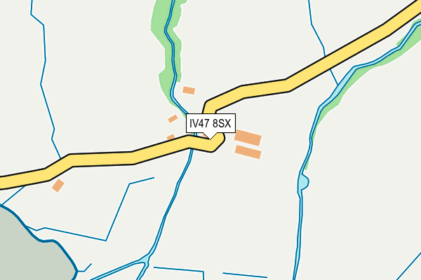 IV47 8SX map - OS OpenMap – Local (Ordnance Survey)