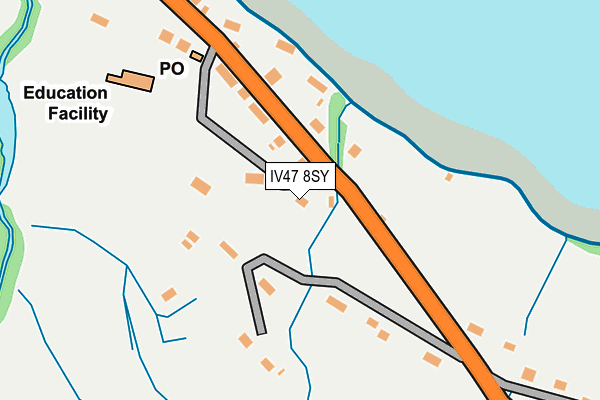 IV47 8SY map - OS OpenMap – Local (Ordnance Survey)