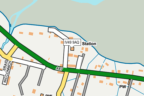 IV49 9AQ map - OS OpenMap – Local (Ordnance Survey)