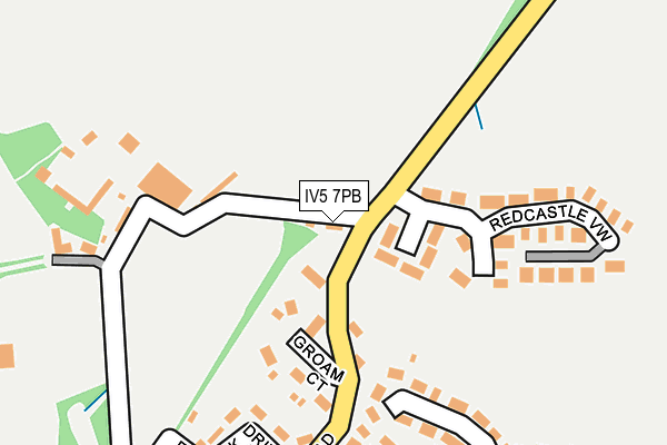 IV5 7PB map - OS OpenMap – Local (Ordnance Survey)