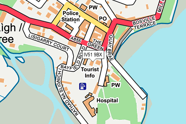 IV51 9BX map - OS OpenMap – Local (Ordnance Survey)