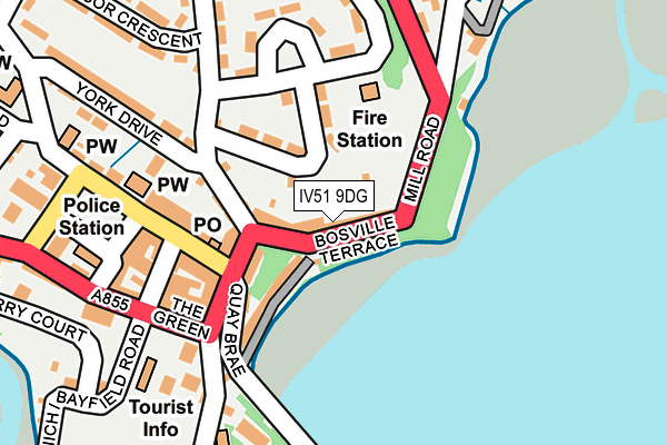 IV51 9DG map - OS OpenMap – Local (Ordnance Survey)