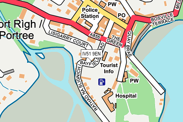 IV51 9EN map - OS OpenMap – Local (Ordnance Survey)