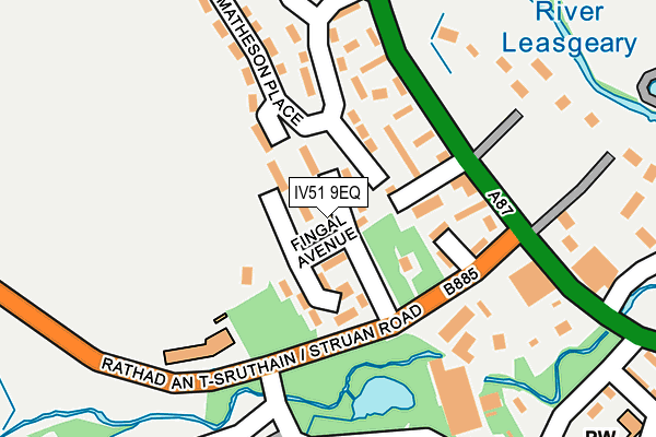 IV51 9EQ map - OS OpenMap – Local (Ordnance Survey)