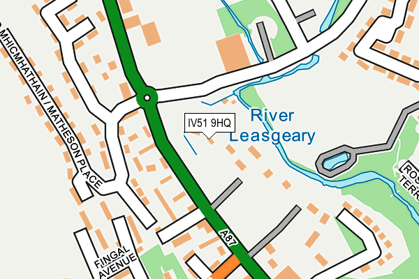 IV51 9HQ map - OS OpenMap – Local (Ordnance Survey)