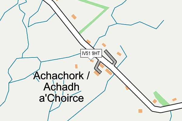 IV51 9HT map - OS OpenMap – Local (Ordnance Survey)