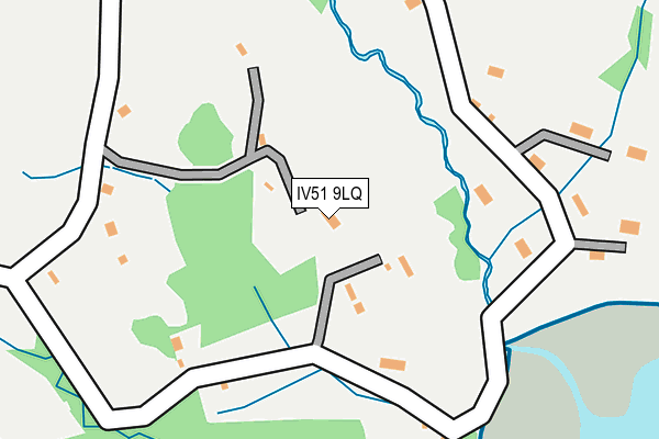 IV51 9LQ map - OS OpenMap – Local (Ordnance Survey)
